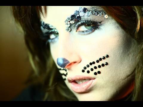 halloween cat makeup. Makeup tutorial Halloween CAT