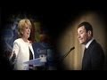 Esperanza Aguirre debate con Tomás Gómez en Telemadrid