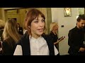 90 seconds with... Alexa Chung at London Fashion Week