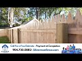Privacy fence by Silverman Fence in Jacksonville, FL