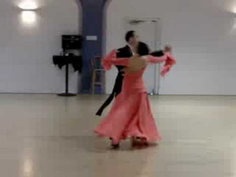 James Kleinrath and Melody Singleton perform an international standard waltz 