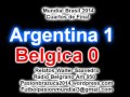 (Gol y final) Argentina 1 Belgica 0 (Relato Walter Saavedra)  Mundial Brasil 2014