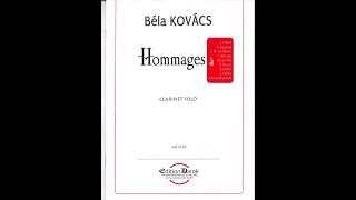 Bela Kovacs "Hommages a Bach" - Salvo Gangi Clarinet