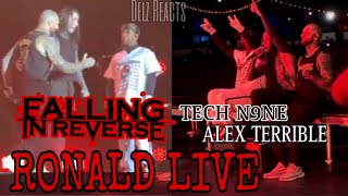 Falling In Reverse Ronald Live With Tech N9Ne & Alex Terrible For The First Time (Reaction)