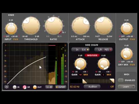 FabFilter Pro-C - Expert mode controls