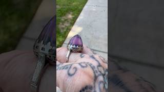 Im A Bad Girl , Duh Grannies Vintage Bullet Amethyst Ring