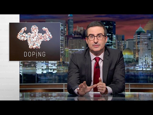 John Oliver On Professional Sports Doping - Video