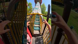 bella ciao playground parkour climbing sliding pov