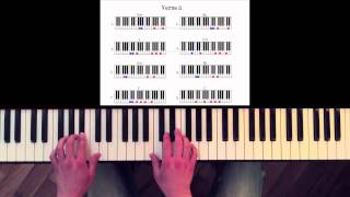 Coldplay Paradise How to play Original Piano lesson Tutorial