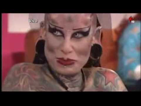 The World's Most Tattooed Woman - Devil Woman - YouTube