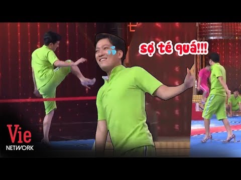 Trường Giang xiểng niểng trên giày cao gót nhìn cưng xỉu | Kỳ Tài Thách Đấu Mùa 2