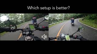 Osmo Action 1 X Gopro Hero 10 Motovlog Setup