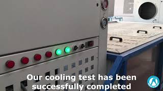 How to make a cooling test for a block ice machine?