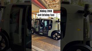 Riding Zoox Self Driving Taxi In Vegas