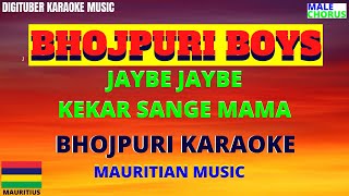 JAYBE JAYBE KEKAR SANGE MAMA #BhojpuriKaraoke #MauritianSongsKaraoke