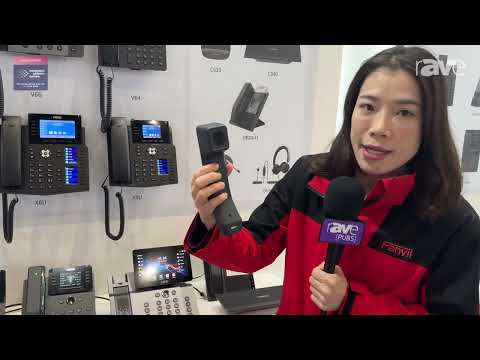 ISE 2025: Fanvil Presents V Series Pro Wireless Headsets and Business IP Phone