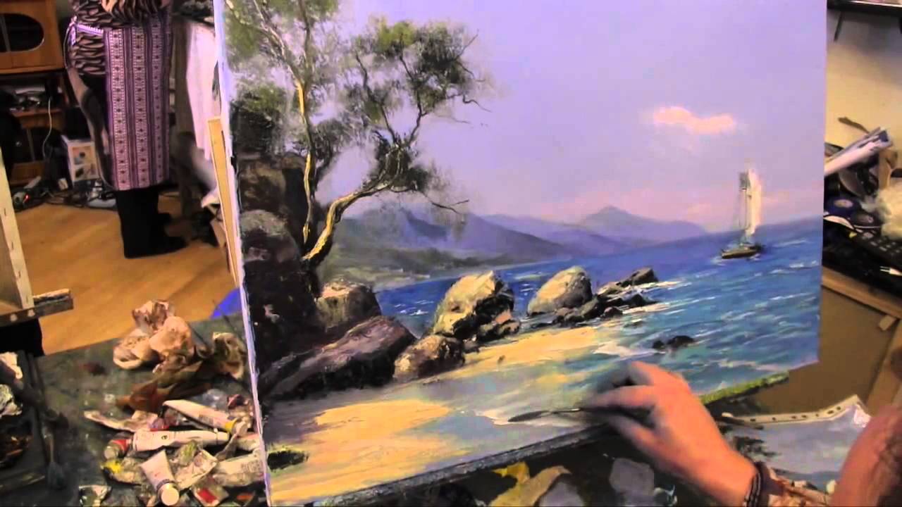 Как рисовать маслом морскую гладь сахаров Как рисовать маслом морскую гладь сахаров