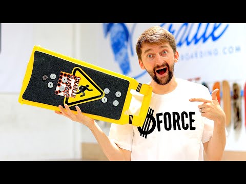 CAUTION!  SKATING A WET FLOOR SIGN | YOU MAKE IT WE SKATE IT EP. 227