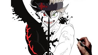 How To Draw Asta & Leibe Step By Step Black Clover