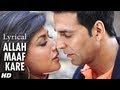 Allah Maaf Kare Full Song With Lyrics | Desi Boyz | Akshay Kumar, Chitrangada Singh