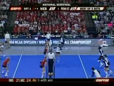 Penn State vs. Nebraska - 2008 NCAA Women's Volleyball National Semifinals