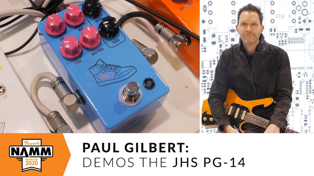 Paul Gilbert - シグネチャー・ペダル「JHS Pedals PG-14」紹介&デモ演奏映像を公開 #NAMM2020 thm Music info Clip