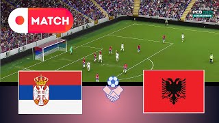 Albania Vs Serbia World Cup Qualifying 2025 Match Simulation Efootball Pes 21 Gameplay