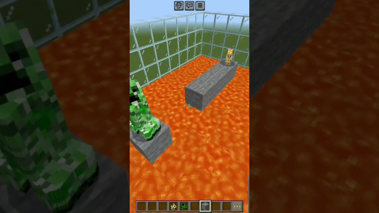 Minecraft Experiment creepers vs ocelot Minecraft Experiment creepers vs ocelot