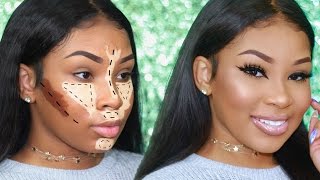 HOW TO: HIGHLIGHT & CONTOUR (BEGINNER FRIENDLY) | AALIYAHJAY HOW TO: HIGHLIGHT & CONTOUR (BEGINNER FRIENDLY) | AALIYAHJAY