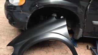 Grand Caravan fender replacement