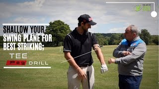 Golf Swing Plane Shallow Drill For Consistent Ball Striking Simple Fun Drill