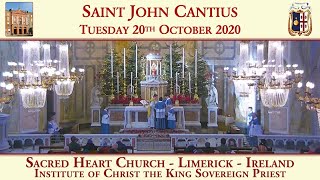 Tuesday 20th October 2020: Saint John Cantius
