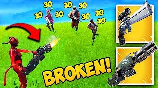 *NEW* MINIGUN BUFF IS SUPER OP! - Fortnite Funny Fails and WTF Moments! #443