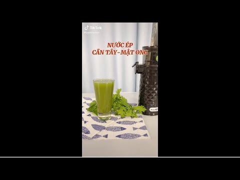 Giảm cân An toàn với Nước ép Mật ong cần tây Shorts Video Máy ép chậm Magic Eco AC130