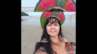 Povos Indígenas Kuikuro, Kamaiurá, Guarani E Tupi Se Preparando Para O Cabo De Guerra