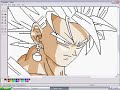 Drawing Son Goku in MS Paint