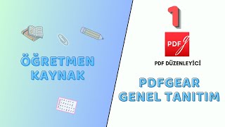 Faydalı Programlar - Pdfgear Genel Tanıtım