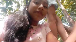 Subiendo Al Árbol Jugando Com Mi Prima