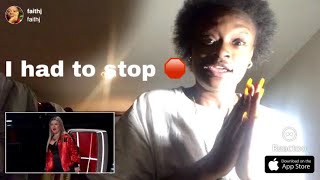 SandyRedd Gets Four Turns with Bishop Briggs' “River” - The Voice 2018 Blind Auditions (REACTION)
