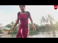 Hot girl bathing vlog in river with transparent dress #transperentboobs  #vairalvideo #Tackerboys