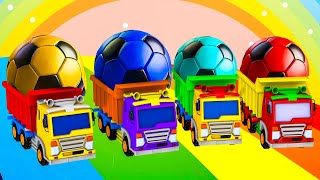 Car Loader Trucks for kids - Cars toys videos, police chase, fire truck - Surprise eggs jugnu kids