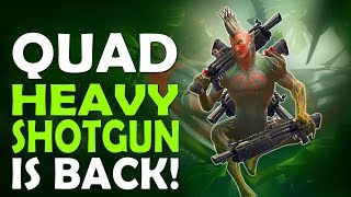 QUAD HEAVY SHOTGUN IS BACK | IS FORTNITE DYING | HIGH KILL FUNNY GAME - (Fortnite Battle Royale)