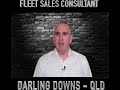 NEW ROLE ALERT - Fleet Sales Consultant | Darling Downs