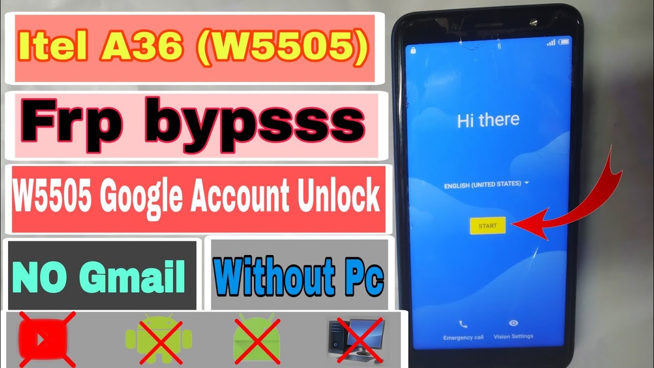 Itel A36 FRP Bypass | Itel W5505 Google Account Remove ( Itel A36 FRP Bypass | Itel W5505 Google Account Remove (