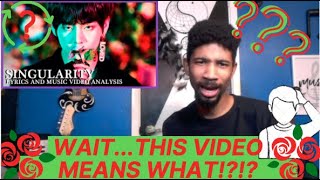 Music Major Reacts Bts V Singularity Meaning Explained Lyrics And Mv Breakdown And Ysis