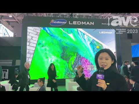 ISE 2023: Ledman Showcases 0.9mm COB dvLED Display