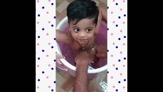 My Cute Son Bathing Hyma Lahari Vlogs