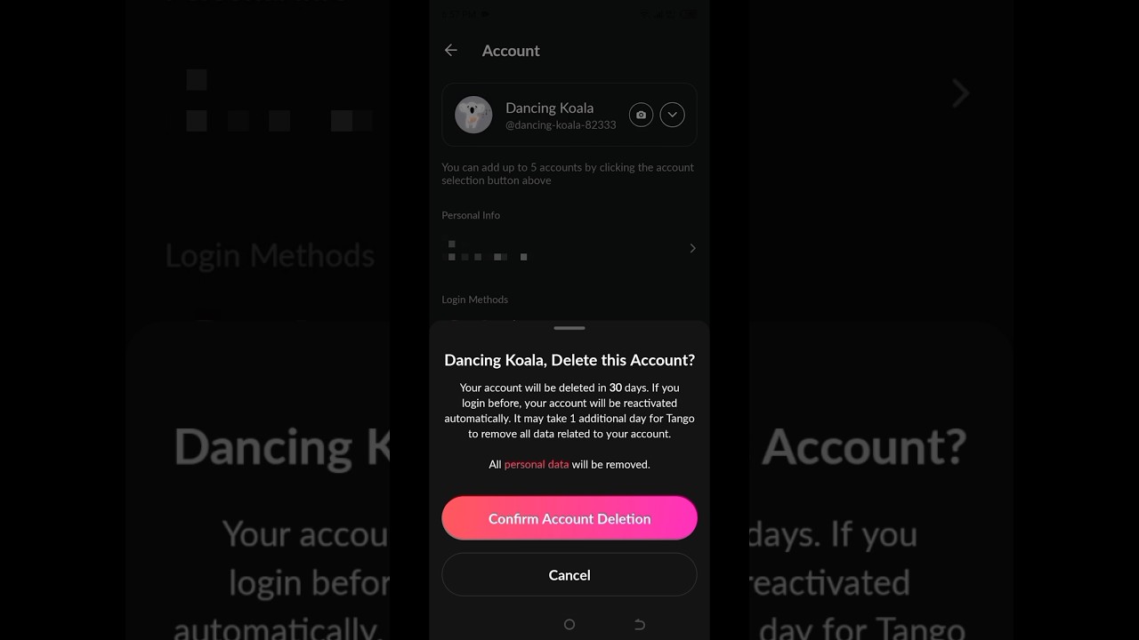 How to Delete Account in Tango Application How to Delete Account in Tango Application