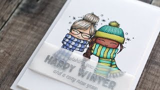 Holiday Card Series 2018 - Day 16 - Cozy Copic Coloring