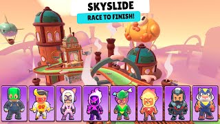 All New Skin 0.86 Vs New Map Skyslide Stumble Guys